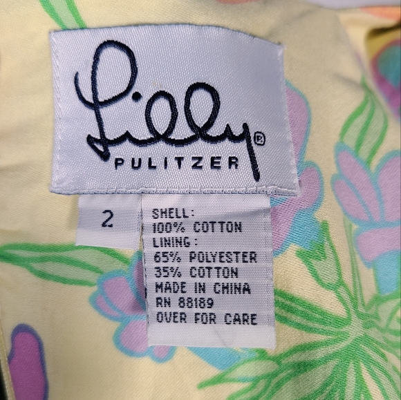 Lilly Pulitzer Vintage Floral Dress - Picture 3 of 9